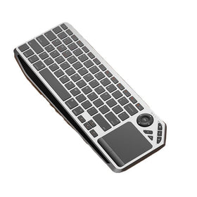 Slim Bluetooth Keyboard with Touchpad – Multi-Device Wireless