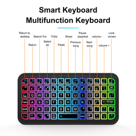 M7 Bluetooth Keyboard – Portable Wireless for Phone, Tablet & PC
