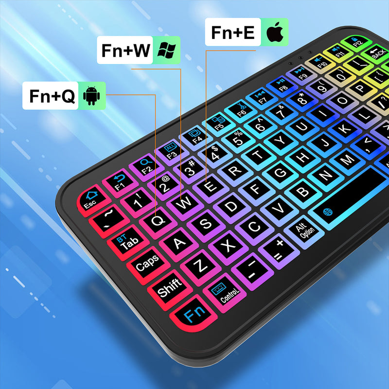 M7 Bluetooth Keyboard – Portable Wireless for Phone, Tablet & PC