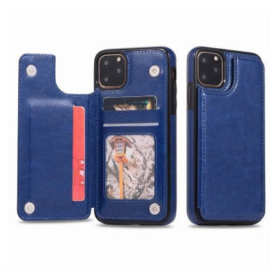 Back Flip Leather Wallet Cover Case for iPhone 11 Pro (5.8'')